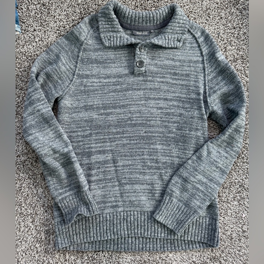 RW&co men’s grey sweater - size large